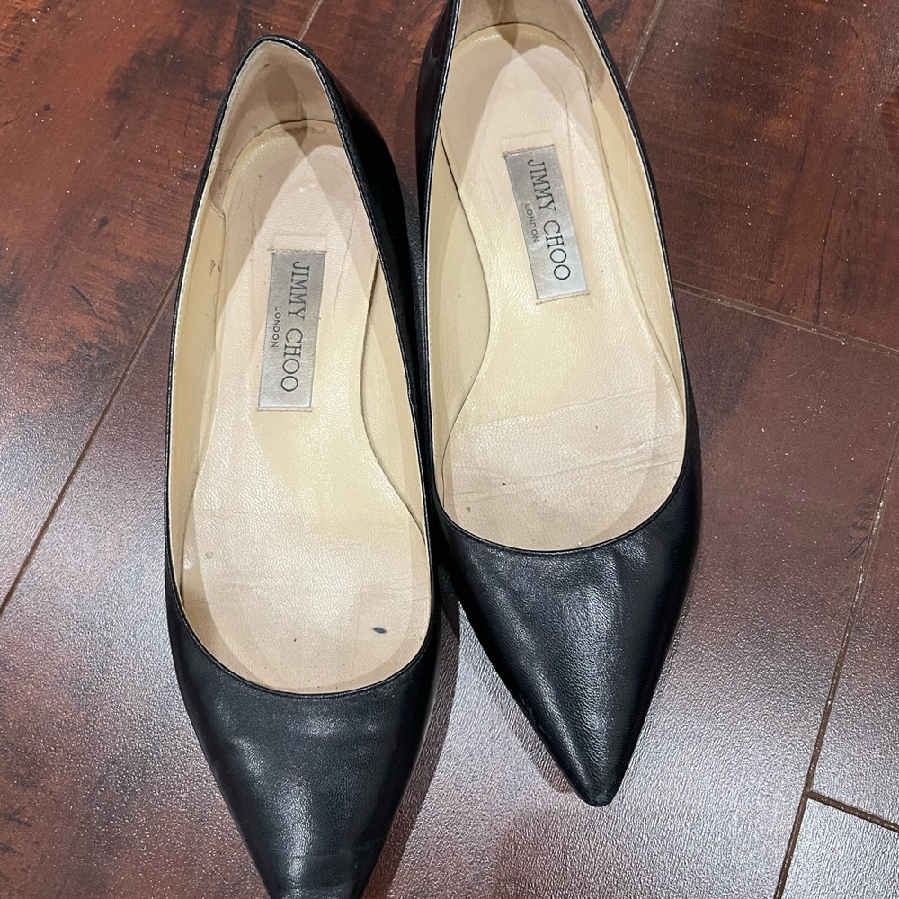 Authentic jimmy choo pointy toe flats